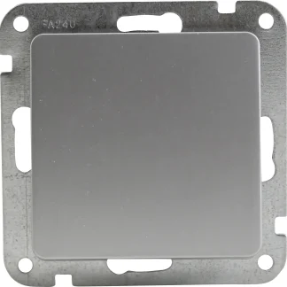 Unitec Kreuzschalter Genua silber