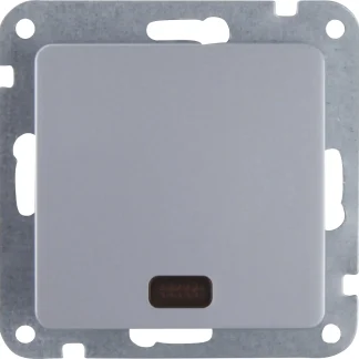 Unitec Kontroll-Wechselschalter Genua silber