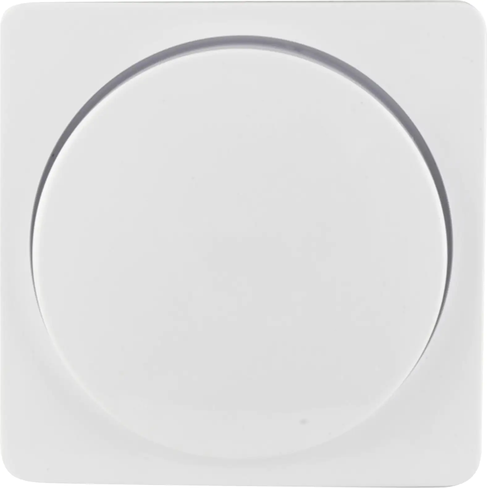 Unitec Dimmerabdeckung Monaco ultraweiß