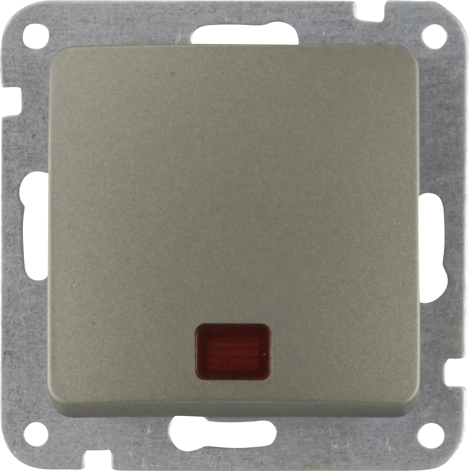 Unitec Kontroll-Wechselschalter Monaco mit Wippe platin