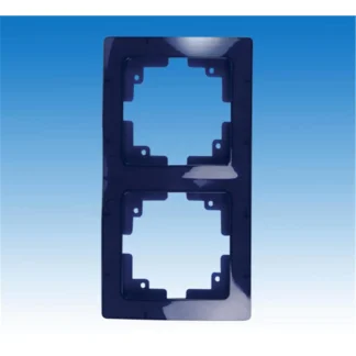 Unitec Abdeckrahmen Monaco 2-fach blau