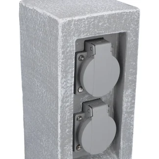 Steckdosen-Verteiler Granit 2 Steckdosen, 1 mechanische Zeitschaltuhr