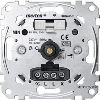 Merten Dimmereinsatz für Glüh- und Halogenlampen 40-400 Watt, MEG5132-0000