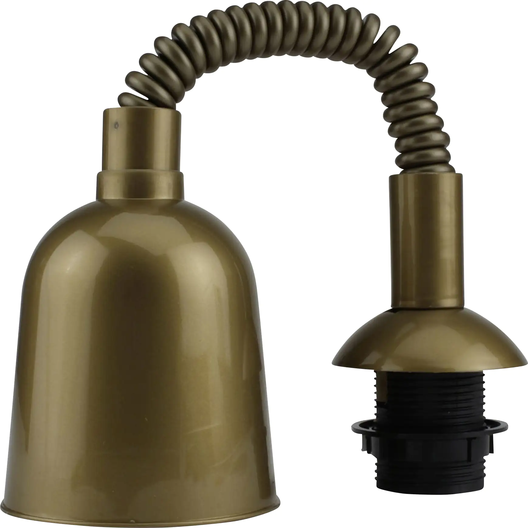 Leuchtenzugpendel mit Fassung E 27, gold