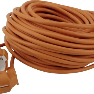 Unitec Verlängerungskabel Innen 25 Meter H05VV-F3G1,5, orange