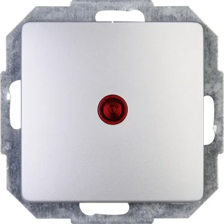 Kopp Kontrollschalter Paris beleuchtet silber, 651660080