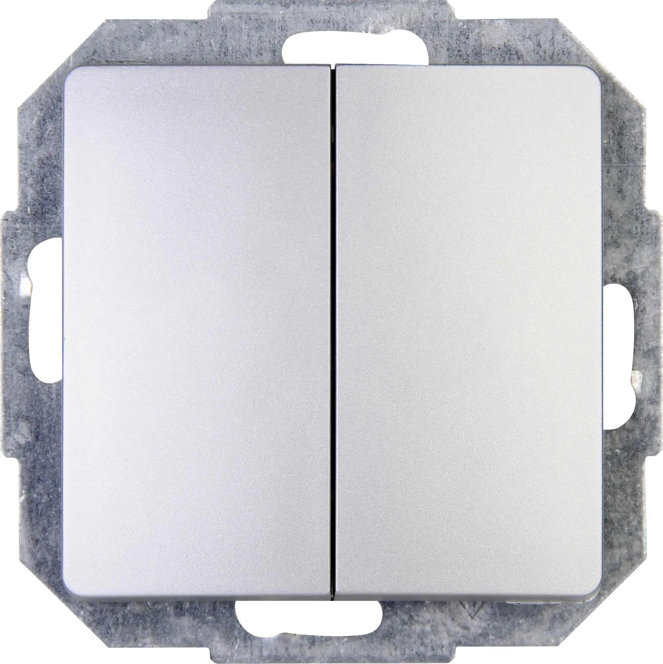 Kopp Wechsel Wechselschalter Paris silber, 650320082