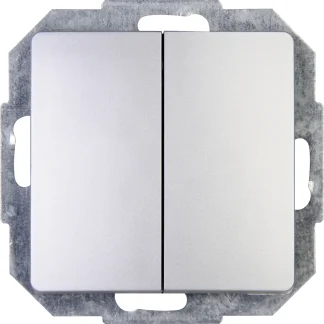 Kopp Serienschalter Paris silber, 650520088