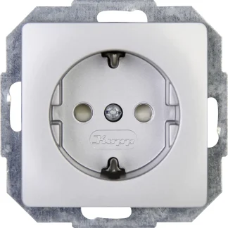 Kopp Schutzkontakt-Steckdose Paris silber, 920620089
