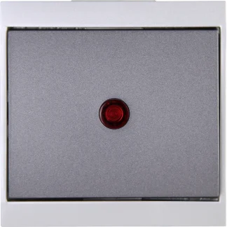 Kopp Kontrollschalter beleuchtet MALTA silber-anthrazit, 621665084