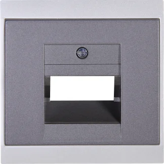 Kopp UAE-Abdeckung für 1-2 Anschlüsse Malta, anthrazit, 333150180