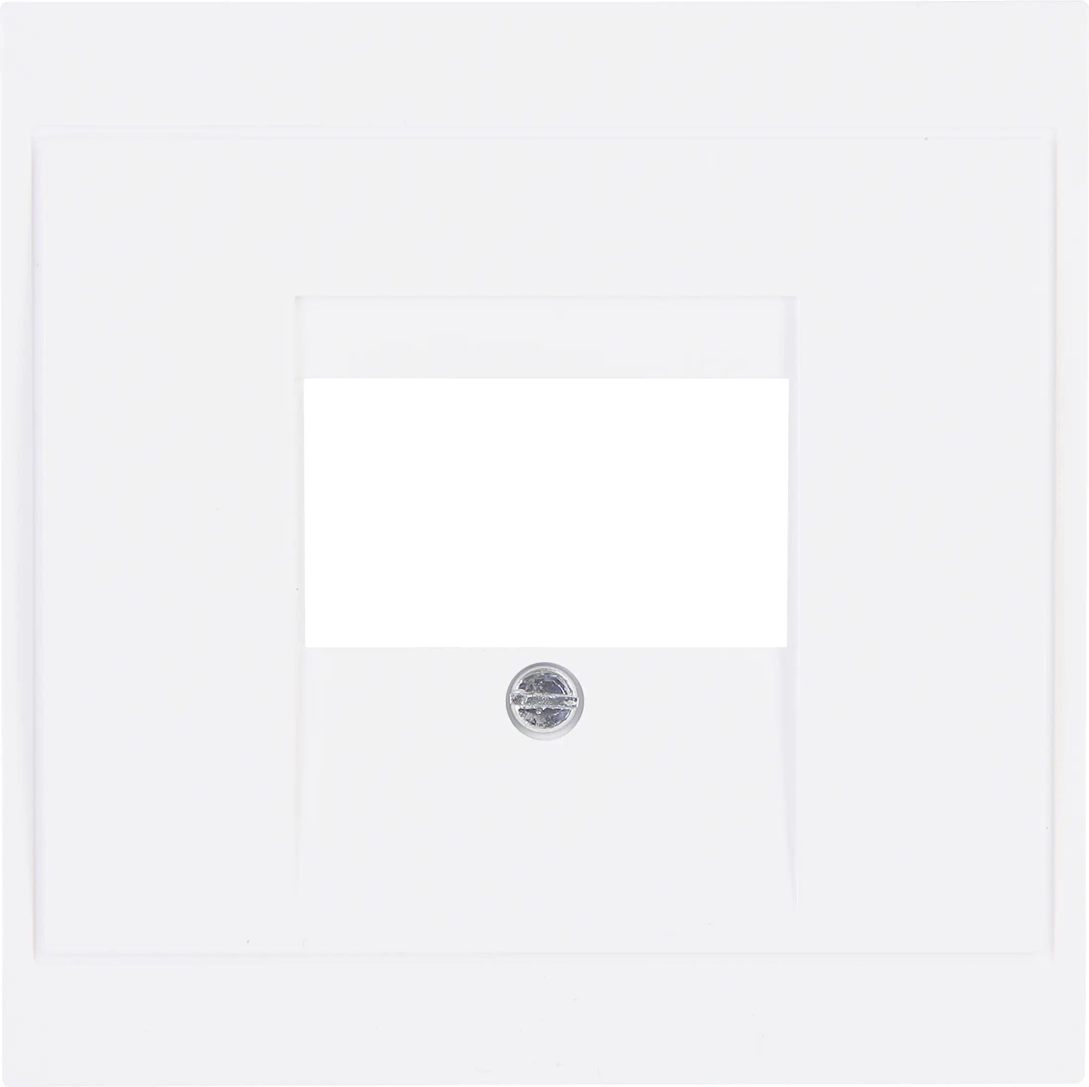 Kopp TAE-Abdeckung für 1-3 Anschlüsse Malta, arktisweiß, 350113186