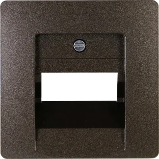 Kopp UAE-Abdeckung Paris palisander, Schrägauslass, 1-2 Anschlüsse, 326126188