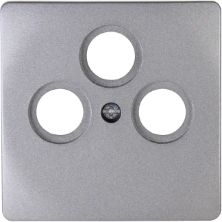 Kopp Antennenabdeckung für 3 Anschlüsse Venedig, TV, platin, 492043187