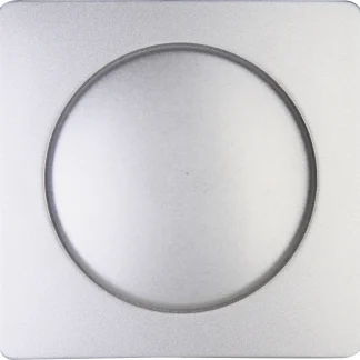 Kopp Dimmer-Abdeckung Paris silber, für Druck-Wechseldimmer, 333720187