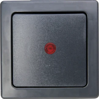 Kopp Feuchtraum Kontrollschalter Nautic, anthrazit, 566615003