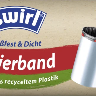 Swirl® Fixierband-Müllbeutel 35 L Reißfest & Dicht
