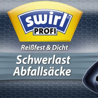 Swirl® Schwerlast-Säcke Profi mit Zugband 240 L Reißfest & Dicht