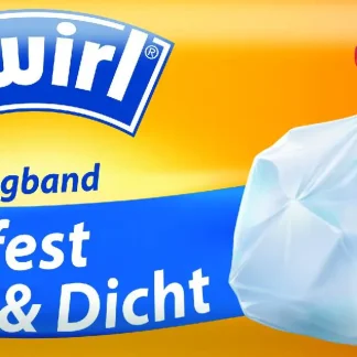 Swirl® Zugband-Müllbeutel 20 L Reißfest & Dicht