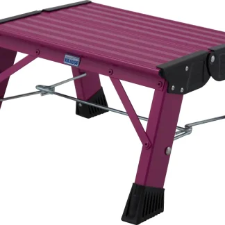 Krause Aluminium-Klapptritt MONTO Treppy Plusline pink 2,20 m