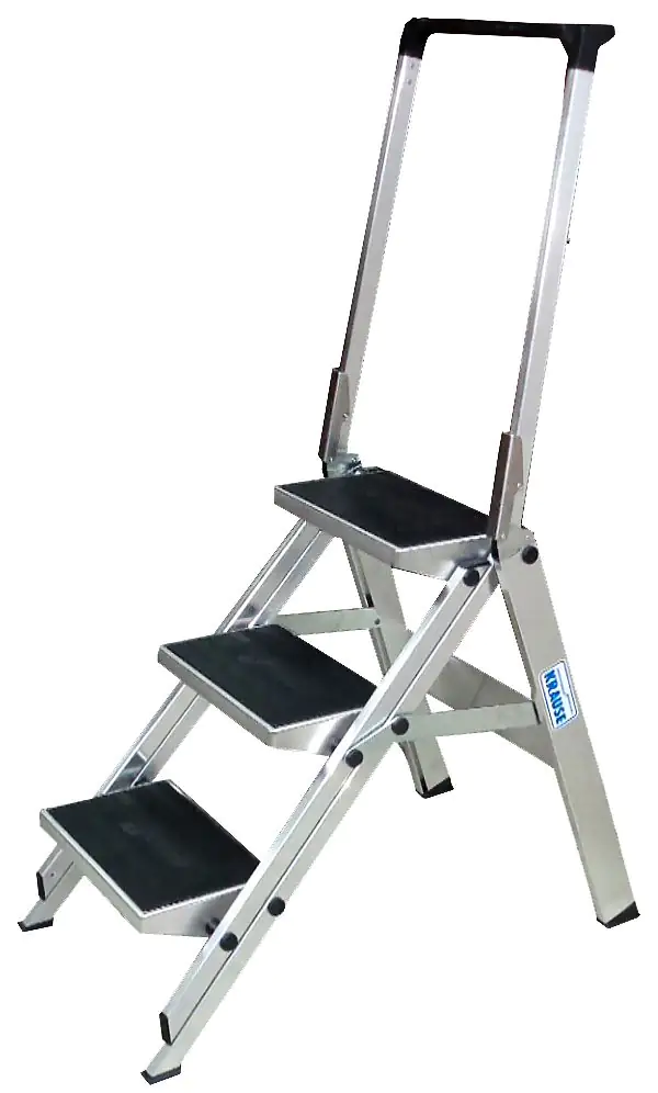 Krause Aluminium-Klapptreppe STABILO mit Bügel 2,70 m