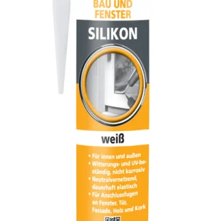 Primaster Bau und Fenster Silikon weiß 310 ml