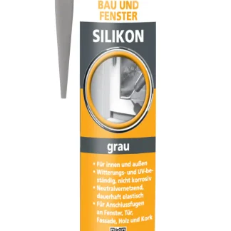Primaster Bau und Fenster Silikon grau 310 ml