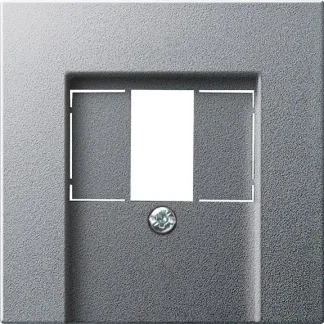 Gira TAE-Abdeckung E2, aluminium, 027626