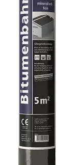 Hille Bitumen-Schweißbahn G 200 S 4 mineralisch fein 10 x 5 m = 5  schwarz