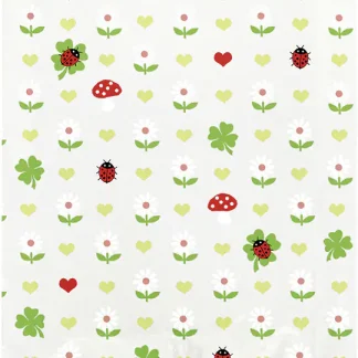 Braun & Company Klarsichtbeutel Kleines Glück 11,5 x 19 cm 10er mit Clipsen