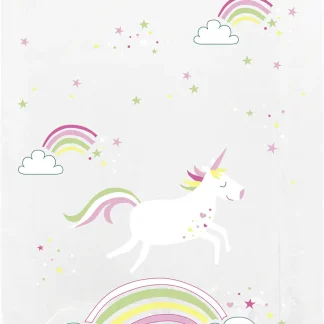 Braun & Company Klarsichtbeutel Unicorn 11,5 x 19 cm 10er mit Clipsen