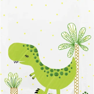 Braun & Company Klarsichtbeutel Funny Dinos 11,5 x 19 cm 10er mit Clipsen