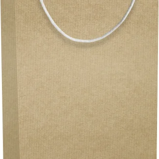 Braun & Company Geschenktasche Uni Kraftpapier groß 20 x 28 x 10 cm