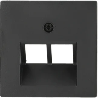 Merten UAE-Abdeckung 2-fach System M, anthrazit, 298014
