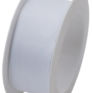 Braun & Company Geschenkband weiß 25 mm x 2,5 m