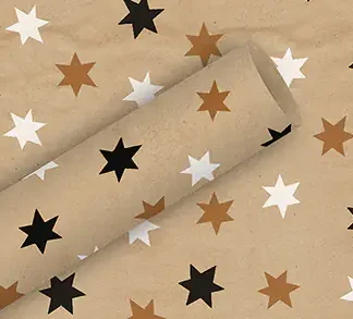 Braun & Company Geschenkpapier Kraft Iceland 2 m x 70 cm