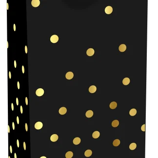 Braun & Company Geschenktragetasche Golden Dots 12 x 37 x 8 cm