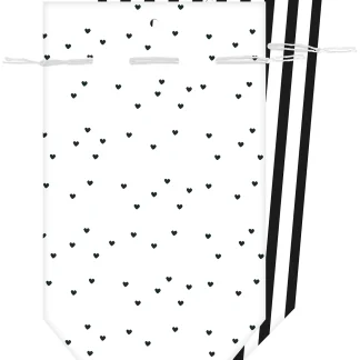 Braun & Company Geschenktasche weiß 13 x 22 cm