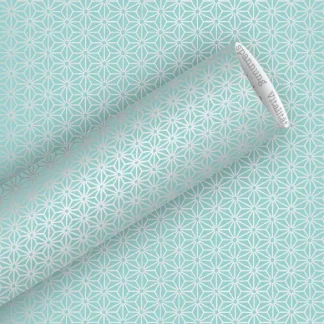 Braun & Company Geschenkpapier Kollektion Chic türkis 1,5 m x 70 cm