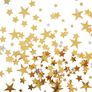 Braun & Company Servietten Motiv Sparkling Stars 33 x 33 cm - 20er Pack