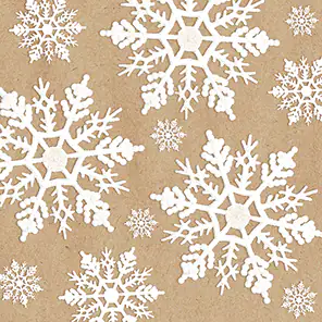 Braun & Company Servietten By Nature White Crystals 33 x 33 cm - 20er Pack