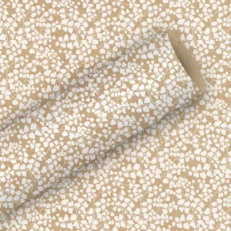 Braun & Company Geschenkpapier natur weiß 2 m x 70 cm