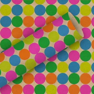 Braun & Company Geschenkpapier bunt 2 m x 70 cm