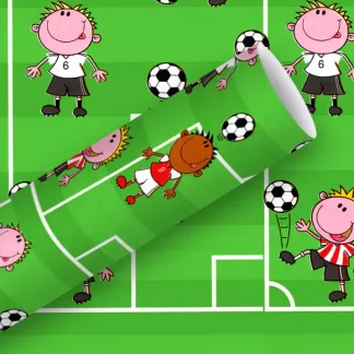 Braun & Company Geschenkpapier Kollektion Fußball 2 m x 70 cm