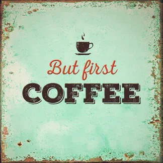 Braun & Company Servietten First Coffee 25 x 25 cm - 20er Pack
