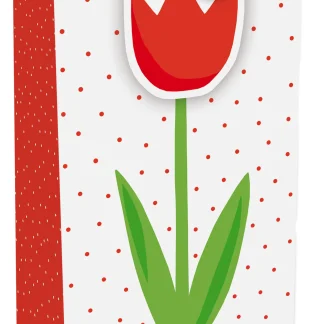 Braun & Company Geschenktragetasche Just Tulip 12 x 37 x 8 cm