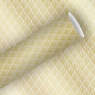 Braun & Company Geschenkpapier Kollektion Art Deco weiß 1,50 m x 70 cm