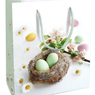 Braun & Company Geschenktragetasche Kleines Nest 18 x 21 x 8 cm