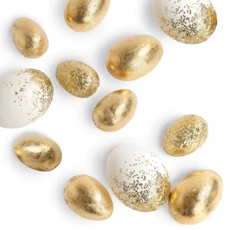 Braun & Company Serviette Atelier Golden Eggs 33 x 33 cm - 20er Pack