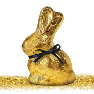 Braun & Company Servietten Motiv Golden Bunny 33 x 33 cm - 20er Pack